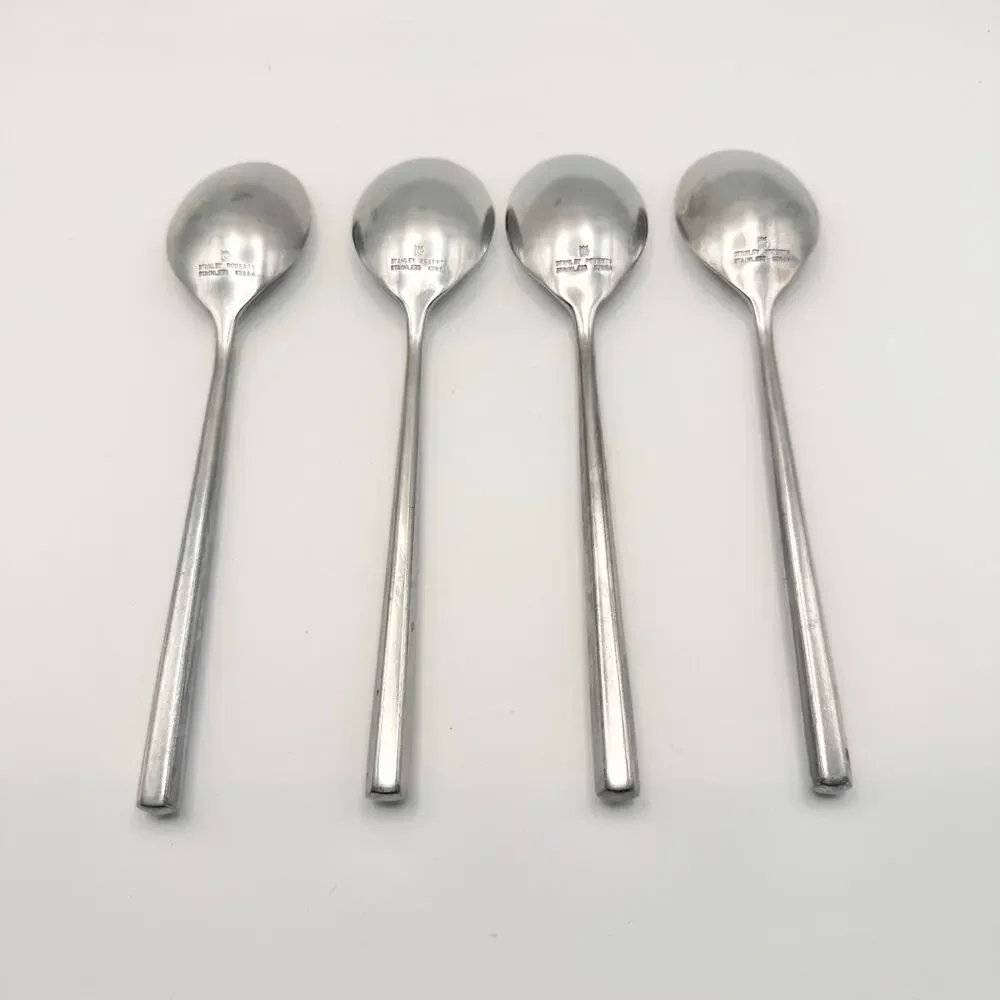 Stanley Roberts Korea SRBYOR Set of 4 Oval Spoons Replacement Flatware 7 1/8